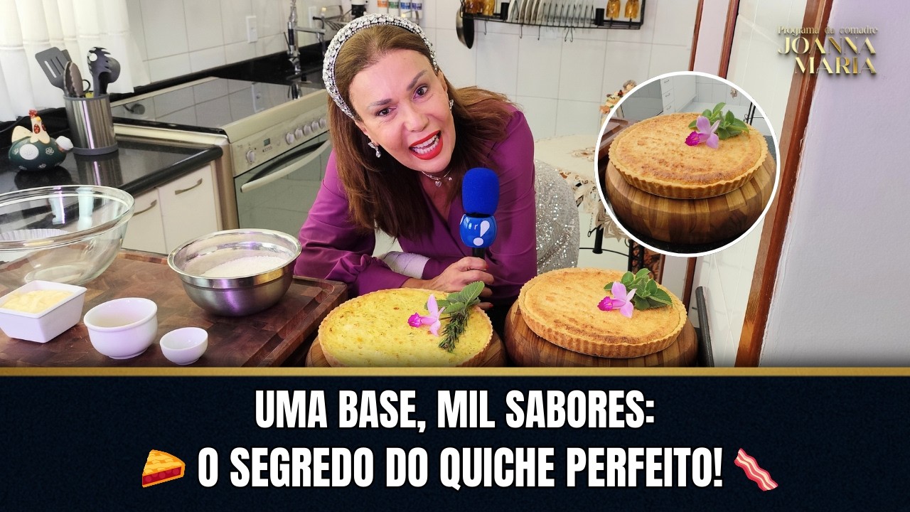 🥧✨ COMO FAZER O QUICHE PERFEITO: A BASE QUE TRANSFORMA QUALQUER RECHEIO!✨🥓