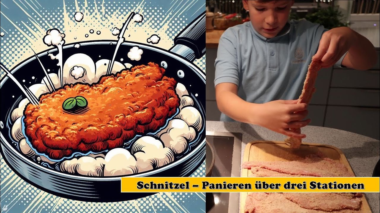 Paniertes Kalbschnitzel