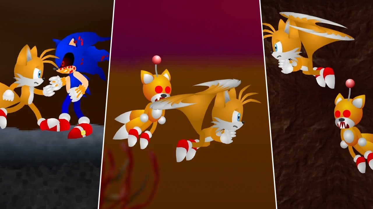 Tails Nightmare 1,2,3 4K ~ Sonic Fan Games ~ Gameplay