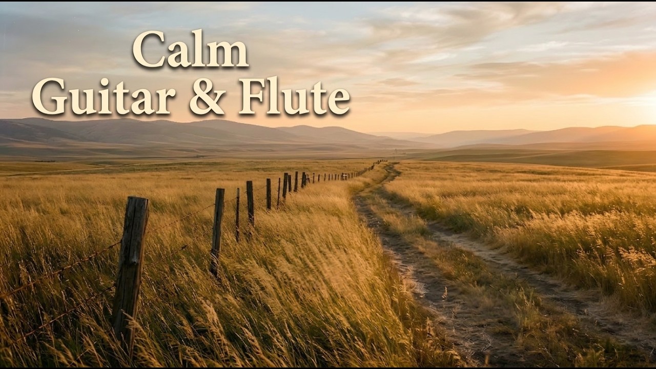 Soothing Guitar & Flute Instrumental | Calm Peaceful Music