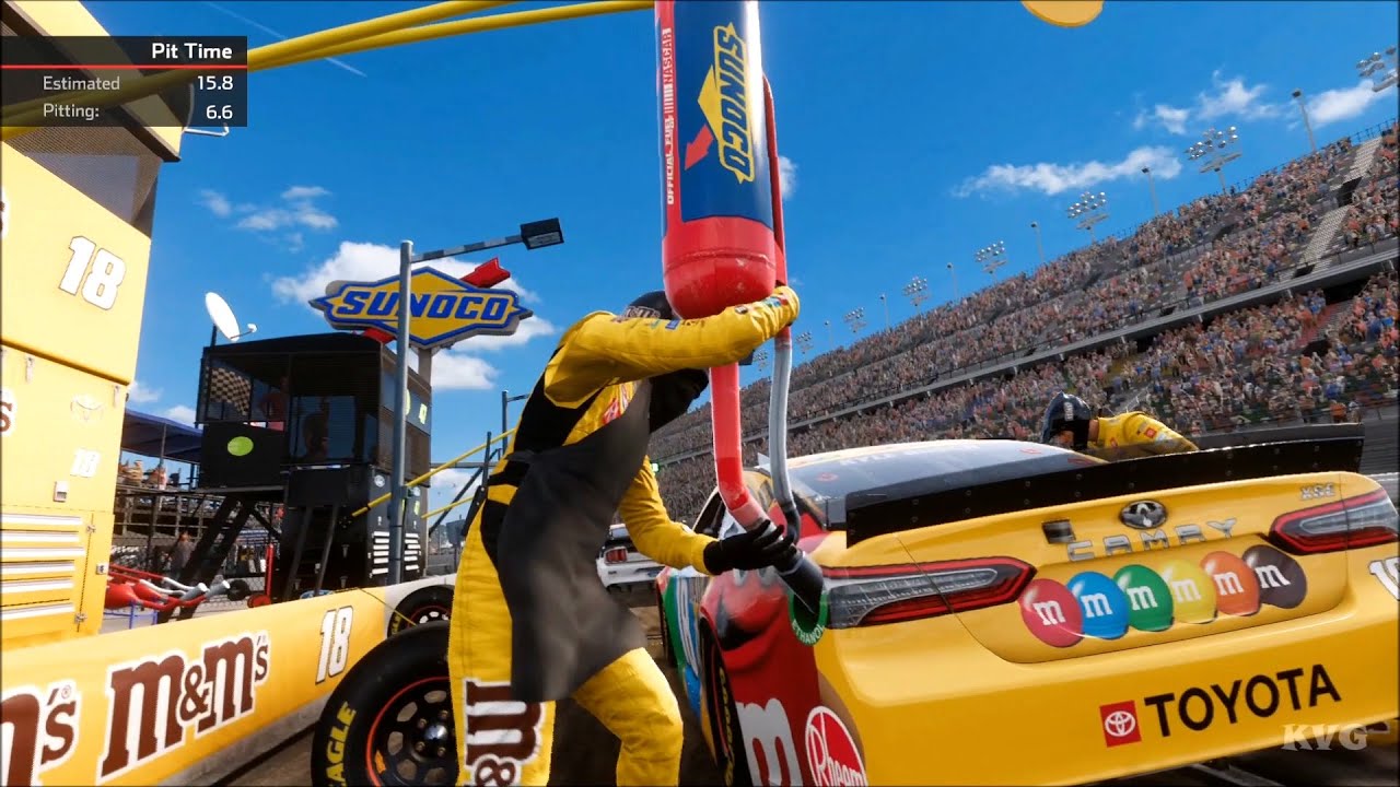 NASCAR Heat 5 - PIT Stop Gameplay (PS4 HD) [1080p60FPS]