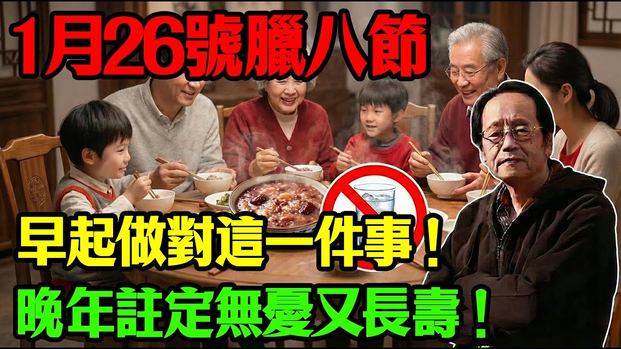 倪師命門警告：臘八節早起喝冷水是在「自我了斷」？50歲後強行重啟生命火爐，做對這一件事，晚年長壽穩如泰山！這不是迷信是頂級物理！