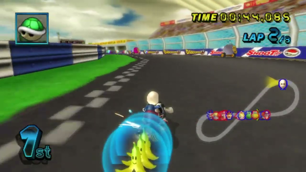 MKWii Custom Track - DS Figure-8 Circuit