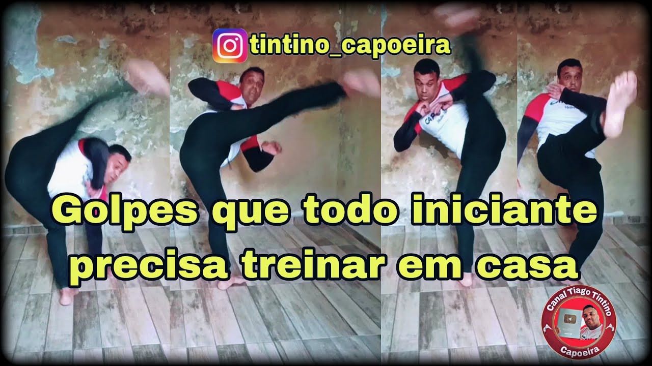 Treine capoeira em casa: golpes fáceis que iniciantes aprendem rápido