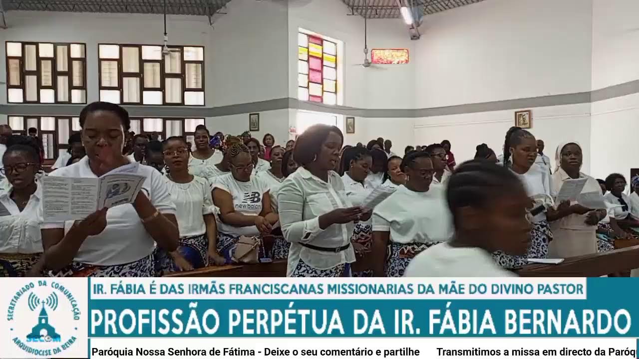 EM DIRECTO CIDADE DA BEIRA | CERIMÓNIA DA PROFISSÃO PERPÉTUA DA IRMÃ FÁBIA BERNARDO