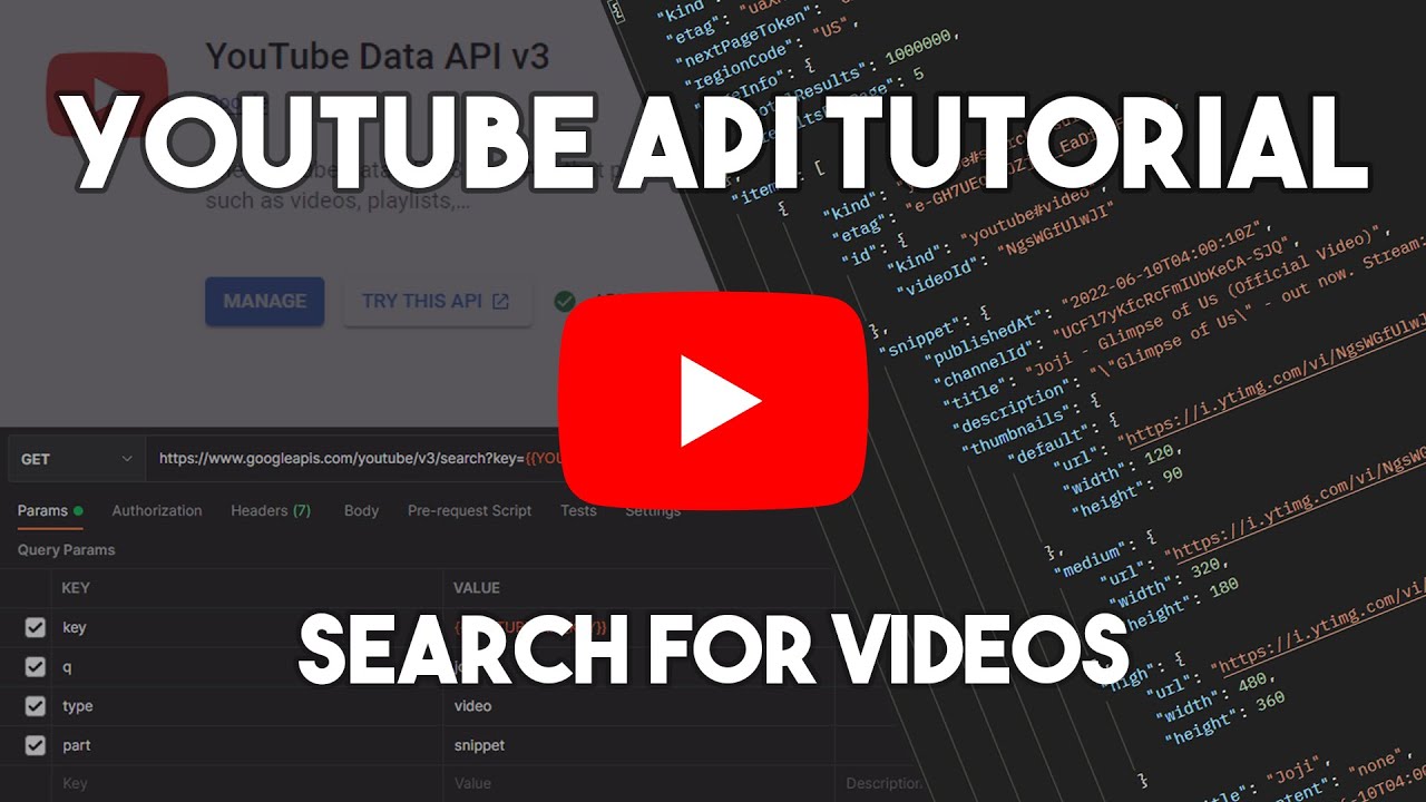 Учебное пособие по API данных YouTube &mdash; поиск видео