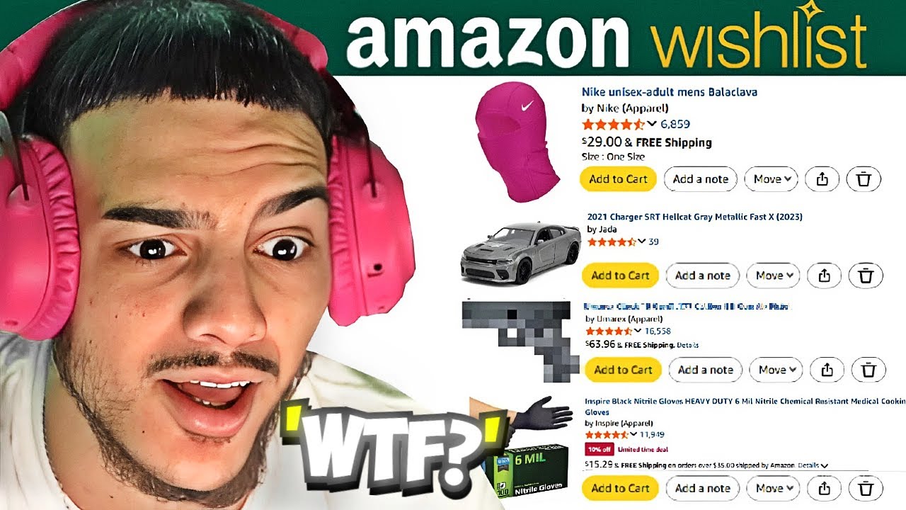 Мои зрители прислали мне свои САМЫЕ СТРАННЫЕ рождественские списки желаний на Amazon…