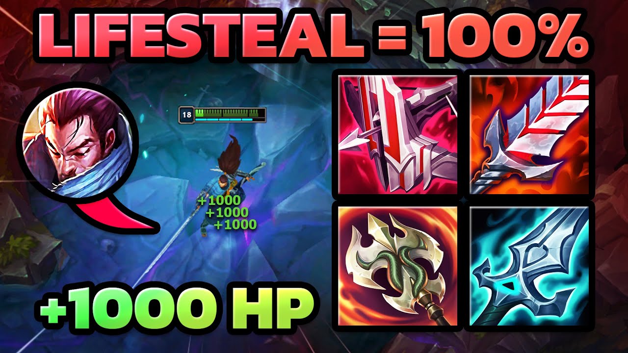 Yasuo ma sono Full Lifesteal e torno full con un basic - League of Legends ITA