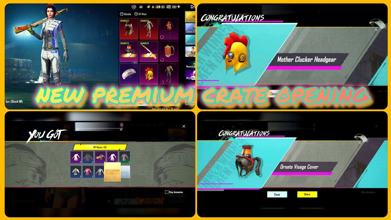 🔴New Premium Create Opening in Bgmi😭😭 // create opening in bgmi//#crateopening //premiumcrate