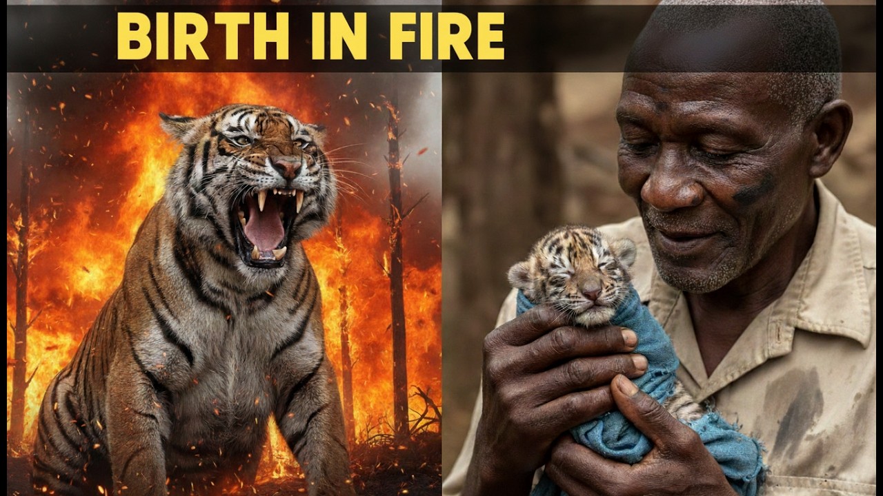 He Drove Into a Wildfire to Save a Pregnant Tiger&hellip; Then the Miracle Happened!