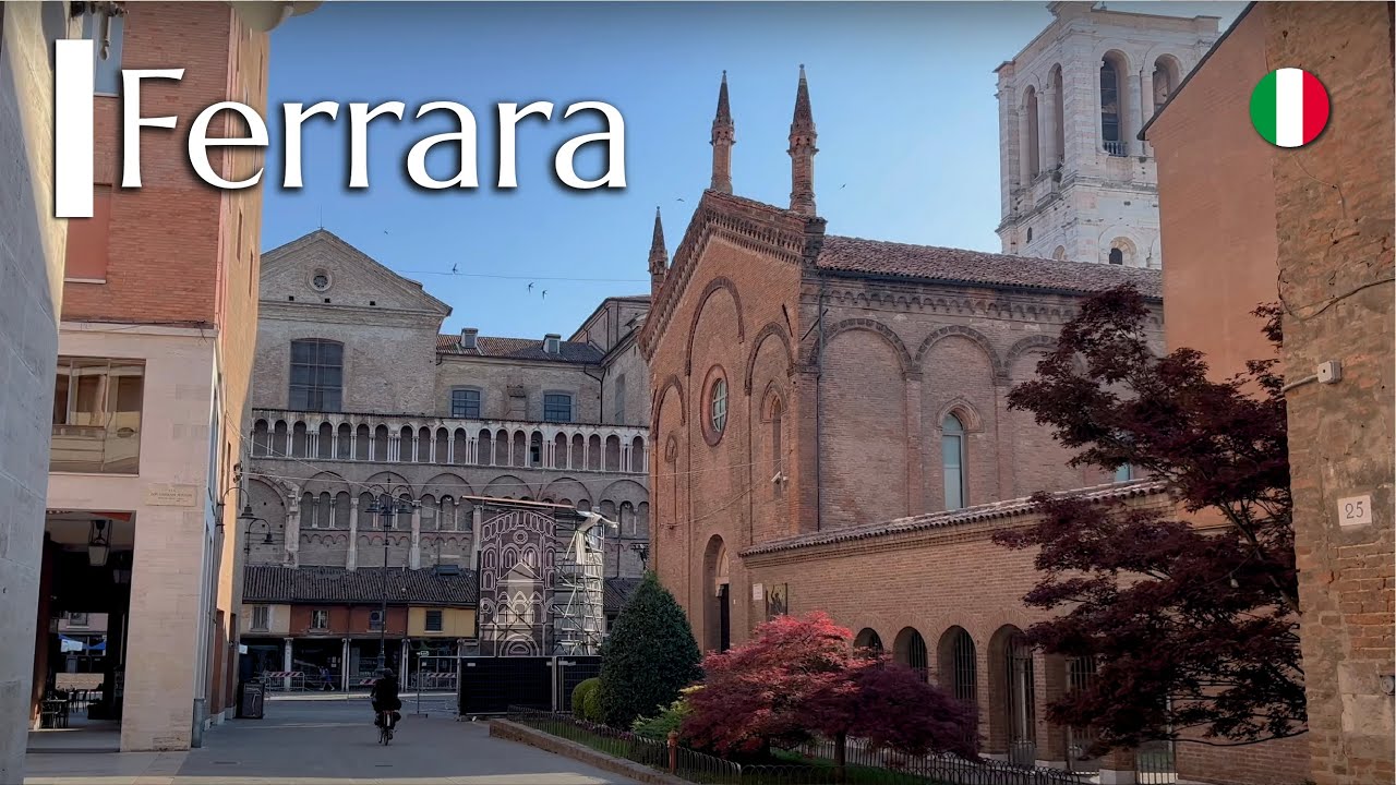 Ferrara, Italy in 4K: City Walk & Sightseeing Tour