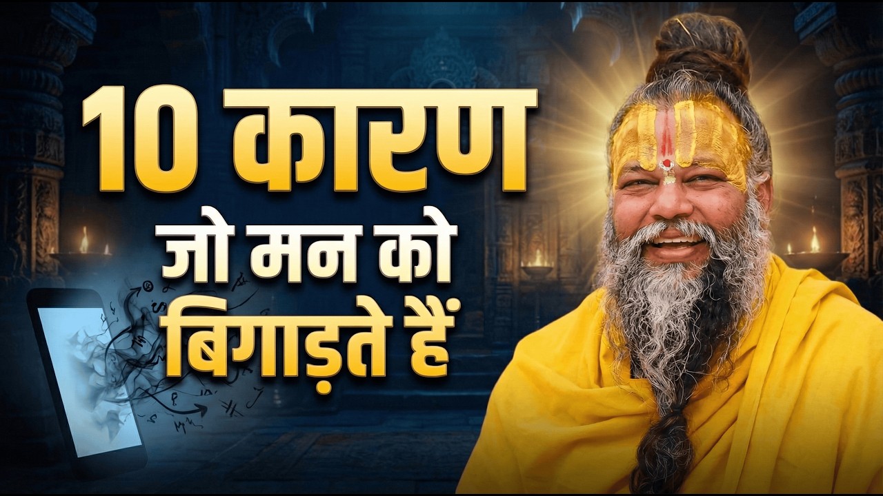 मन में गंदे विचार क्यों आते हैं? महाराज जी ने बताए 10 मुख्य कारण | Premanand Ji Maharaj