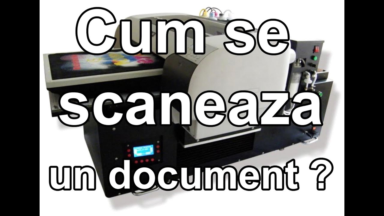 Cum sa scanezi o imagine folosind o imprimanta Multi-Functionala ?