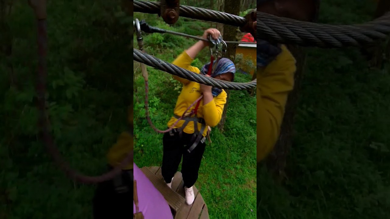 Flying Fox Funny Fail 🙈 #short #shorts #flyingfox #fail #funny