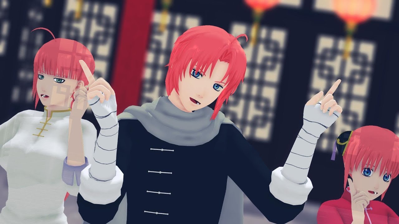 【MMD銀魂】桃源恋歌【神威】
