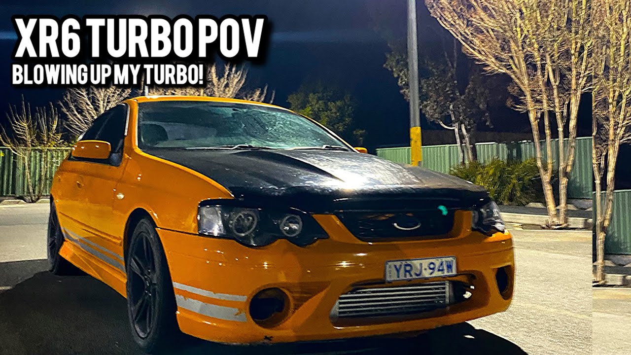 FORD XR6 TURBO POV - BLOWING UP MY TURBO