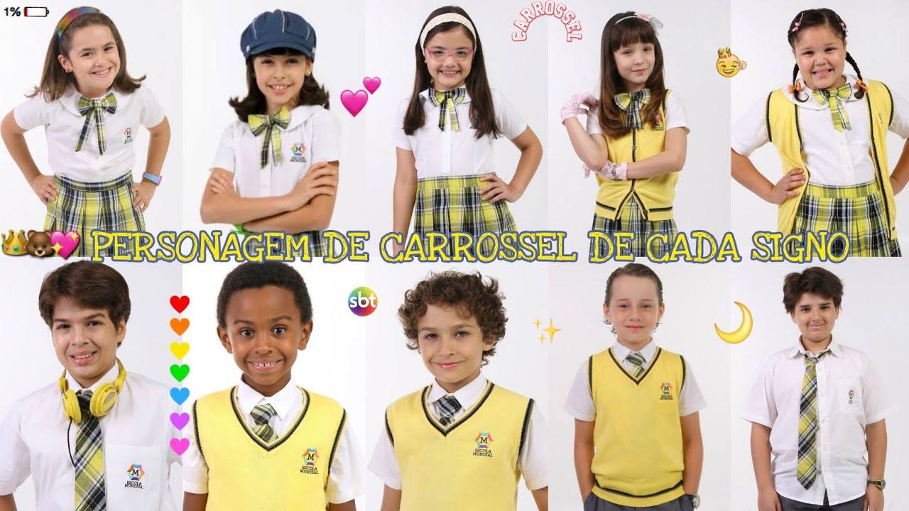 PERSONAGEM DE CARROSSEL DE CADA SIGNO/IMAGENS NÃO AUTORAIS