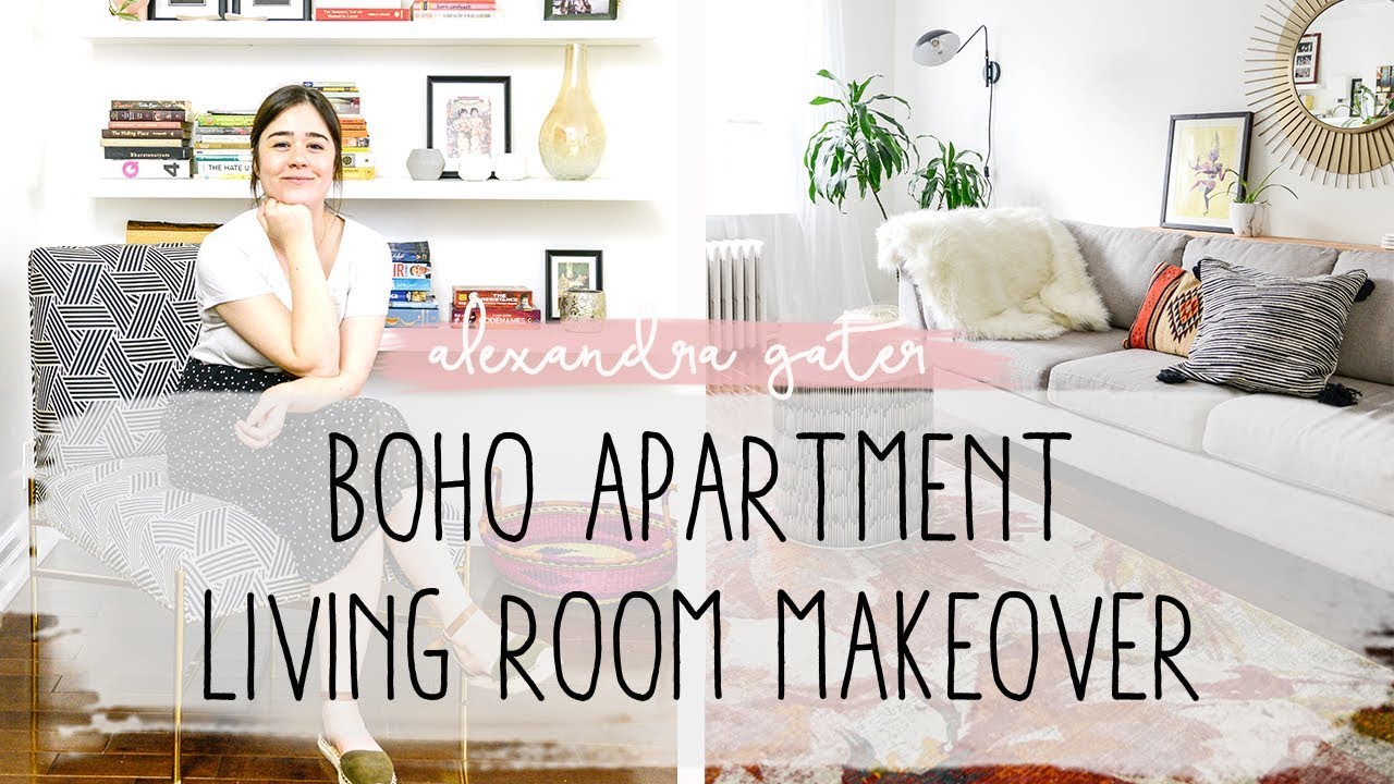 Boho Apartment Living Room Makeover | How To Mix Colour & Pattern