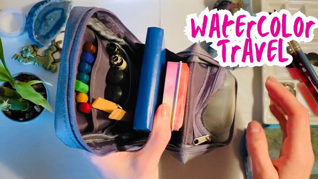 What’s In My Watercolor Travel Paint Bag