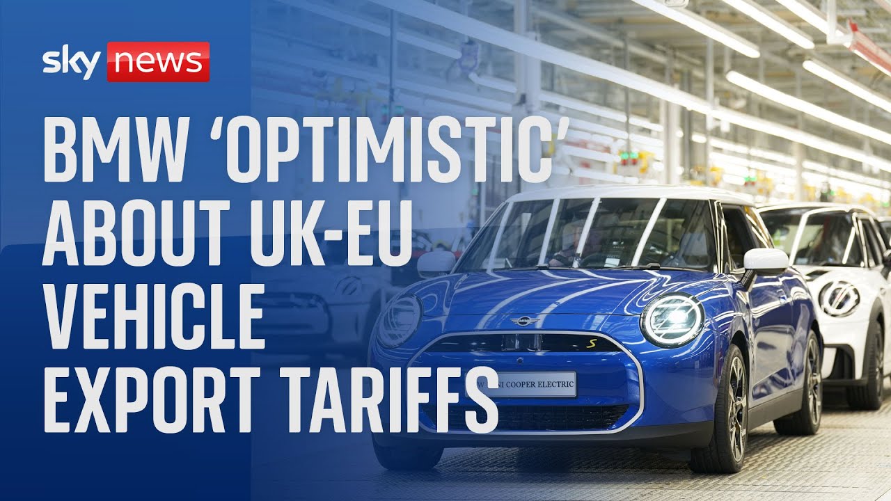 Electric vehicles: BMW 'optimistic' UK-EU vehicle export tariff rules will be eased