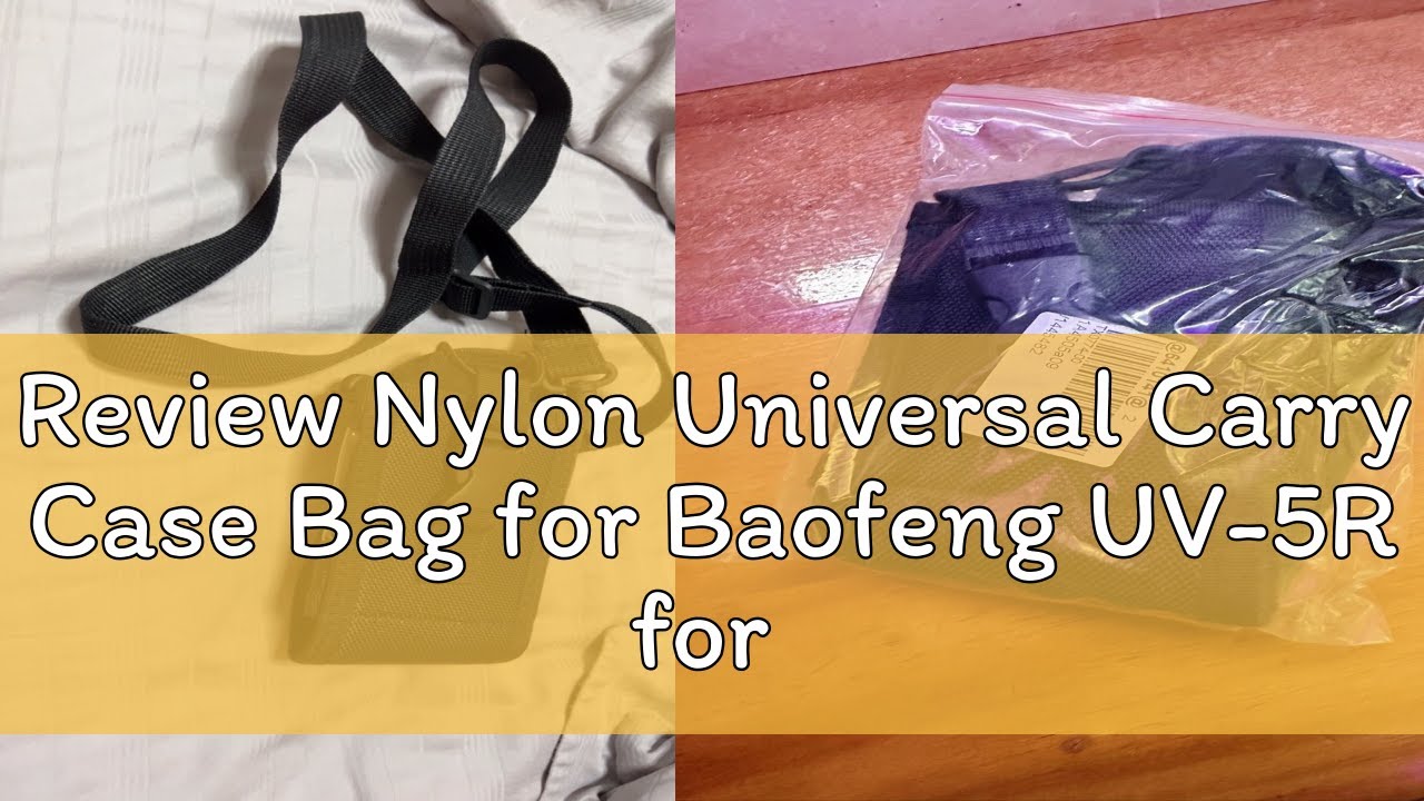 Review Nylon Universal Carry Case Bag for Baofeng UV-5R for Motorola GP328 GP338 Walkie Talkie Hold