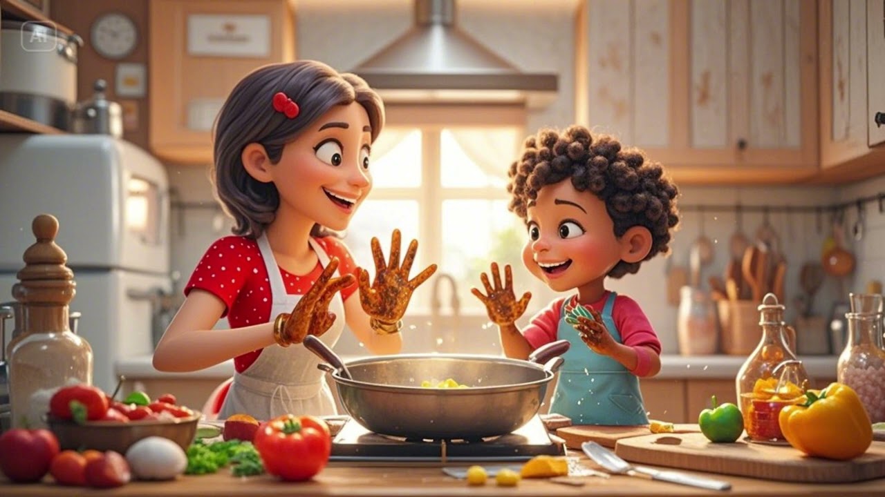 Cooking with Mommy, Fun for All! 🍽️👩&zwj;🍳 | Nursery Rhymes & Kids Songs