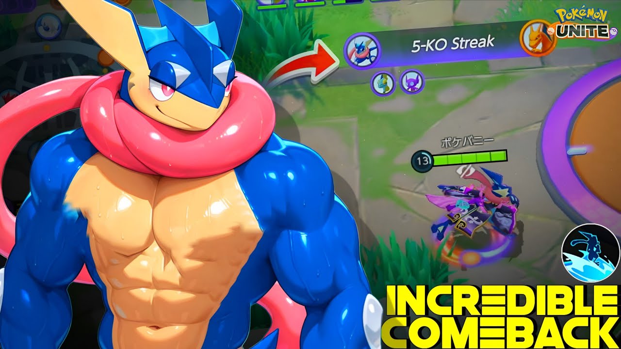 SURF GRENINJA COMEBACK LIKE A BOSS IN SOLO QUEUE 😎 | POKENITE BUNNY  