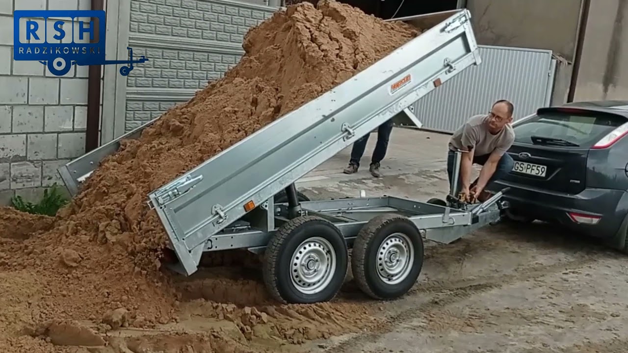 Przyczepa Samochodowa Neptun Kipper N25 256 2 DMC:2500kg | RSH Radzikowski - CentrumPrzyczep.pl