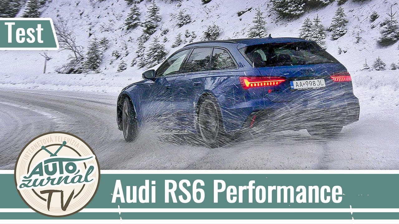 Audi RS6 Performance (630 PS) 4K TEST 2024: Zviera, ale krásne ovládateľné na snehu