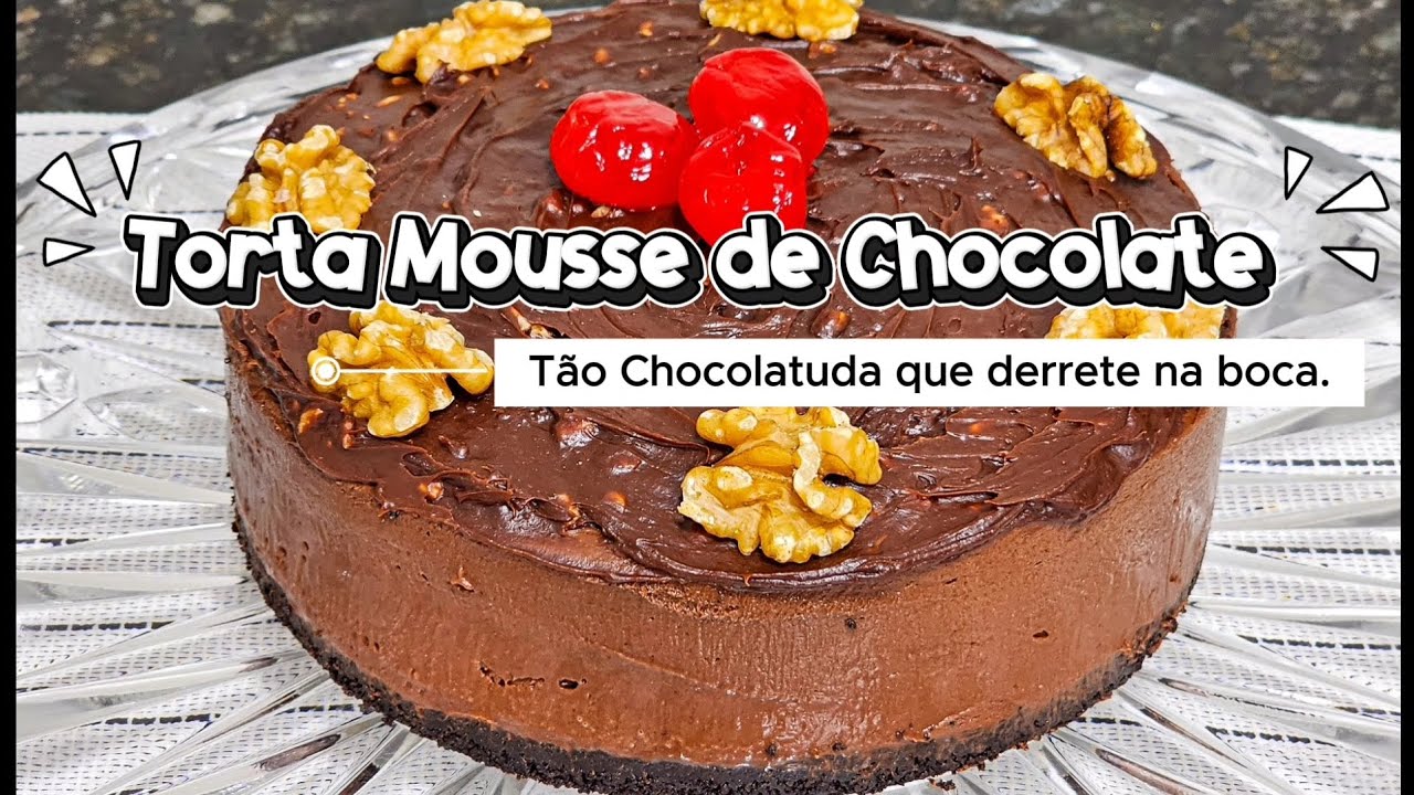 Torta Mousse de Chocolate 