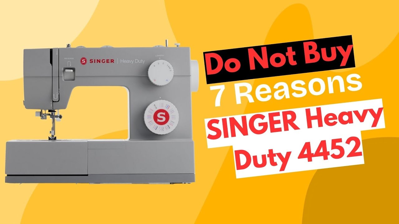 Do NOT Buy Singer 4452 Without Watching This Review