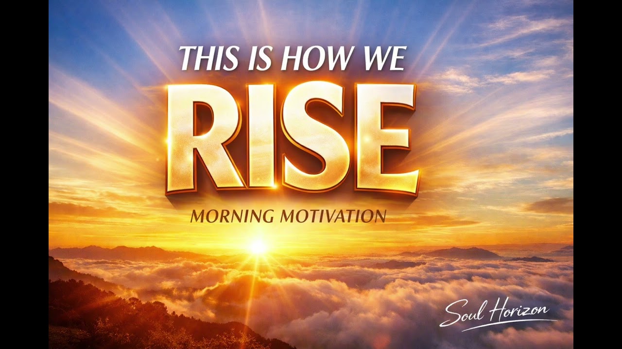 THIS IS HOW WE RISE｜朝から覚醒するモーニングモチベーション