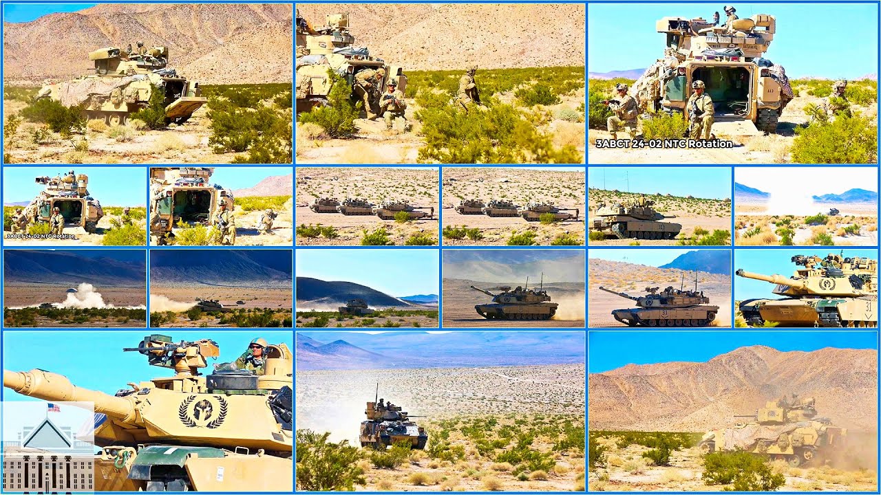 U.S. Army Ivy Soldiers Live Fire Exercise at NTC Rotation Fort Irwin