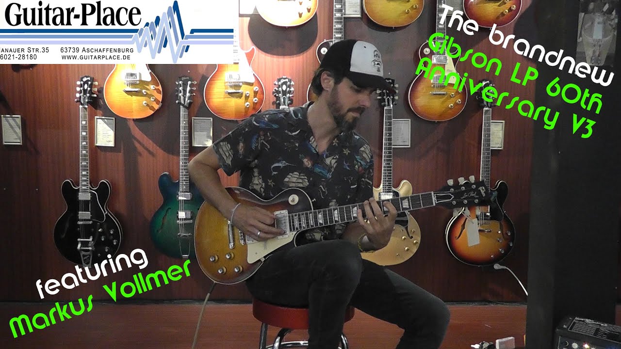 GIBSON LES PAUL 1960 60TH ANNIVERSARY V3 featuring Markus Vollmer @ Guitar Place Aschaffenburg