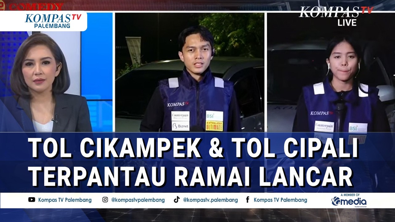 Pantauan Langsung Arus Mudik di Tol Cikampek & Tol Cipali: Terpantau Ramai Lancar