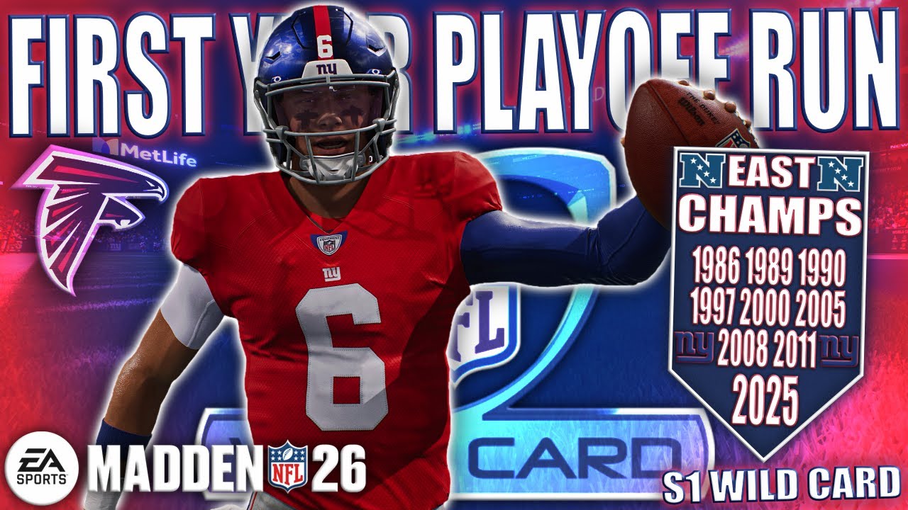 Division Title in Year One. Now, PLAYOFFS! | Madden 26 New York Giants Franchise Rebuild | EP. 10