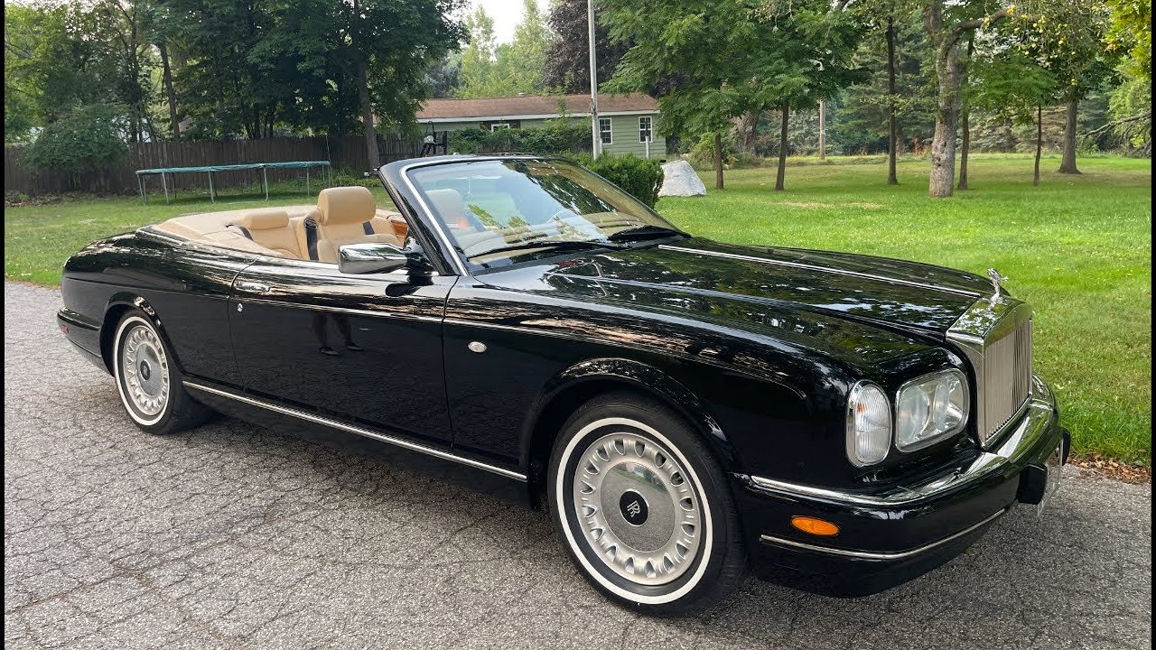 2002 Rolls Royce Cornische Conv't 13,440 act miles BAT Auction ends 11-29 2025 Salv title Michigan