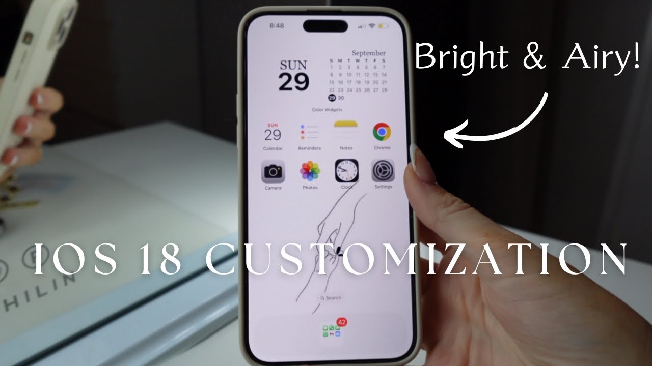 ЧТО НА МОЁМ IPHONE *iOS 18* | Организовано и продуктивно | itsactuallyak