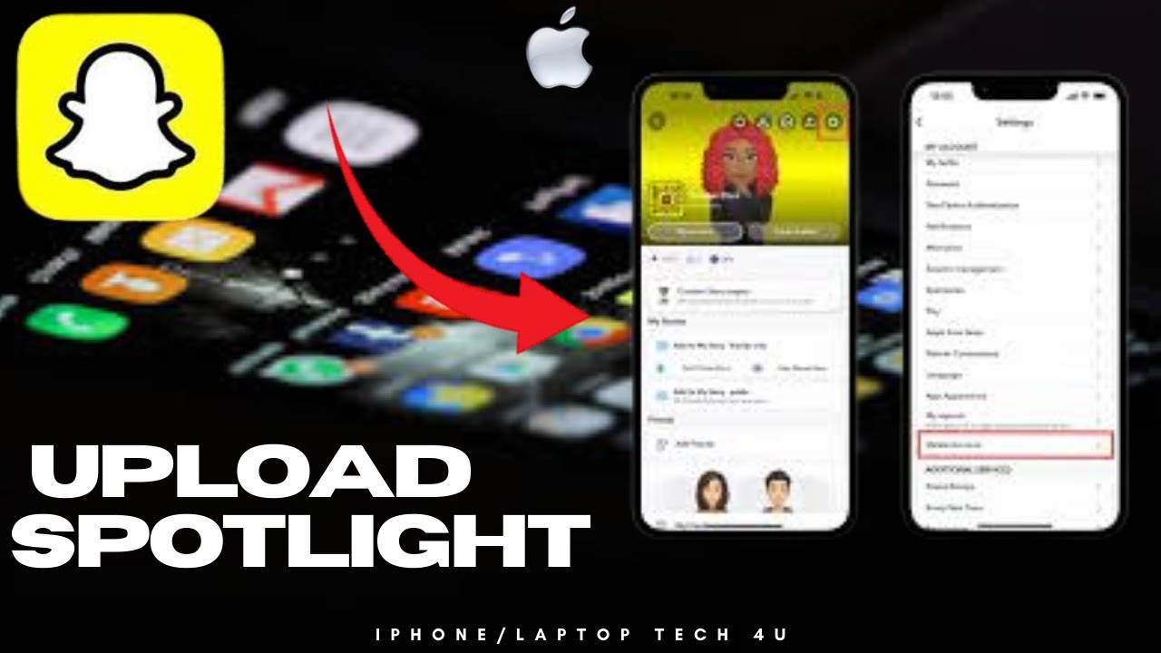 How To Upload / Post SpotLight On Snapchat In Your Iphone...on Public Account