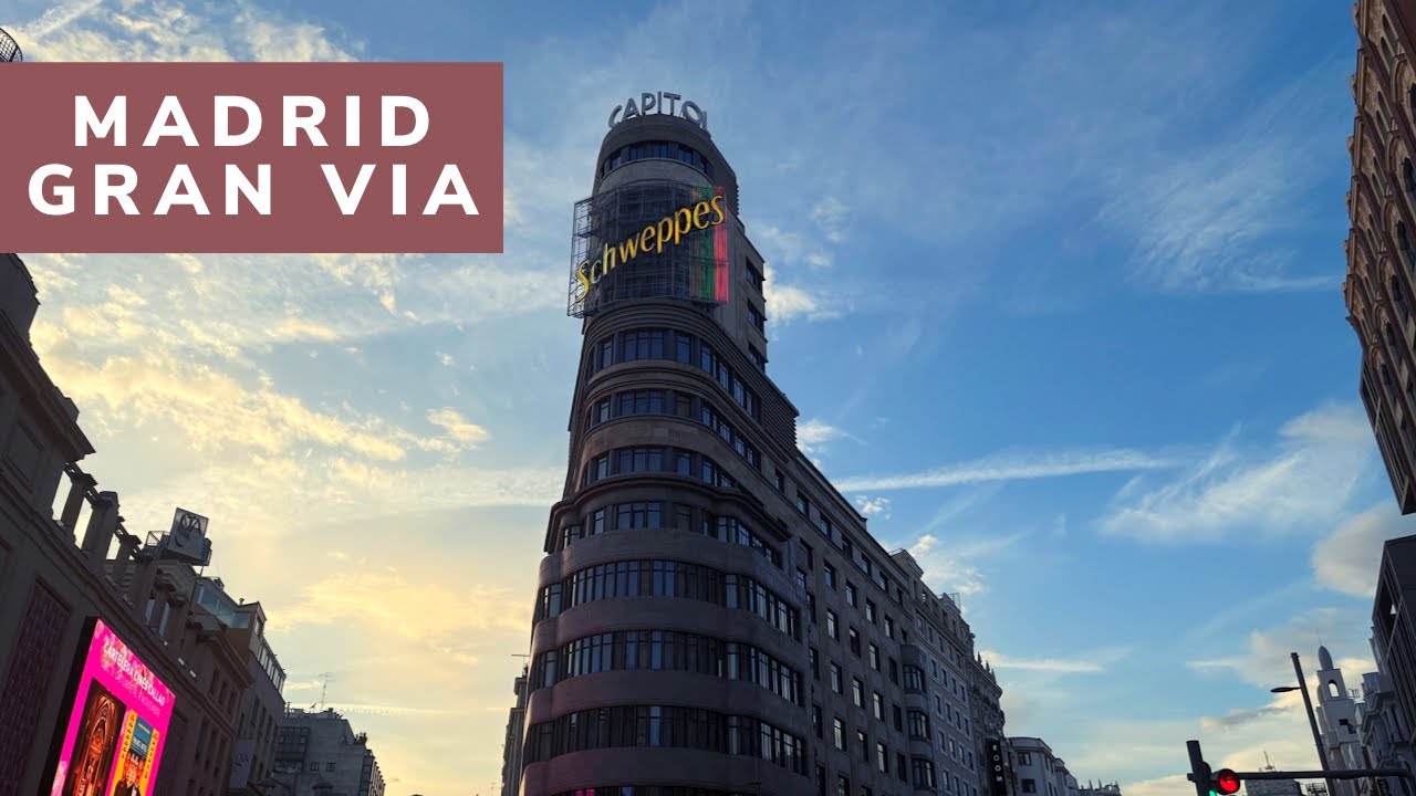 LA GRAN VÍA no es lo que parece.   #madrid #españa #viajar 
