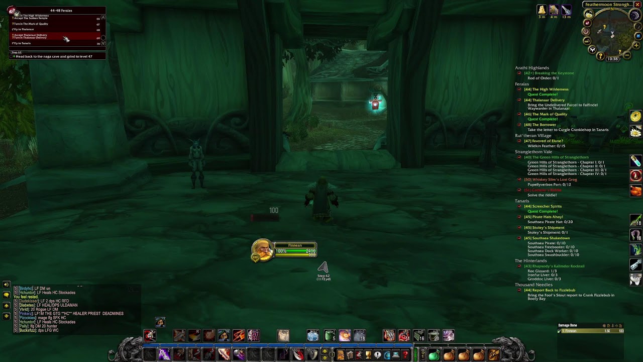 WoW Hardcore Finnean Dwarf Rogue - lvl 46