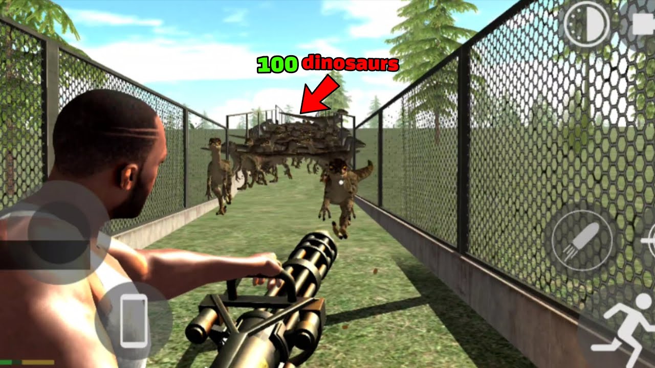100 dinosaurs vs franklin in indian bike driving 3D 🔥