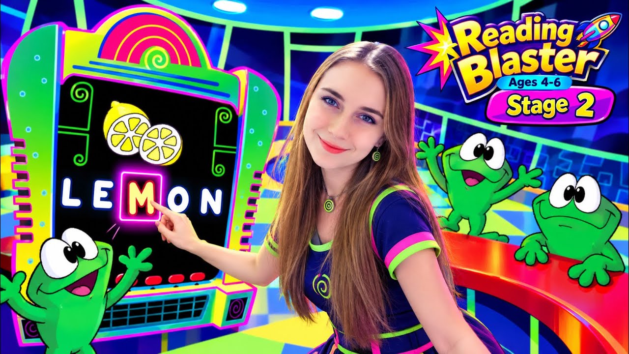 Reading Blaster Ages 4-6 Stage 2 Full Gameplay