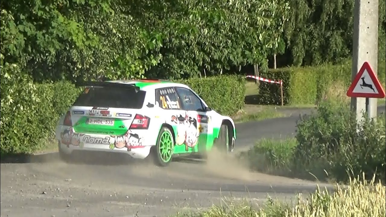 Ypres Rally 2025 - SS18: Watou 3 [Power Stage] - all cars (raw footage) - final corner, action!