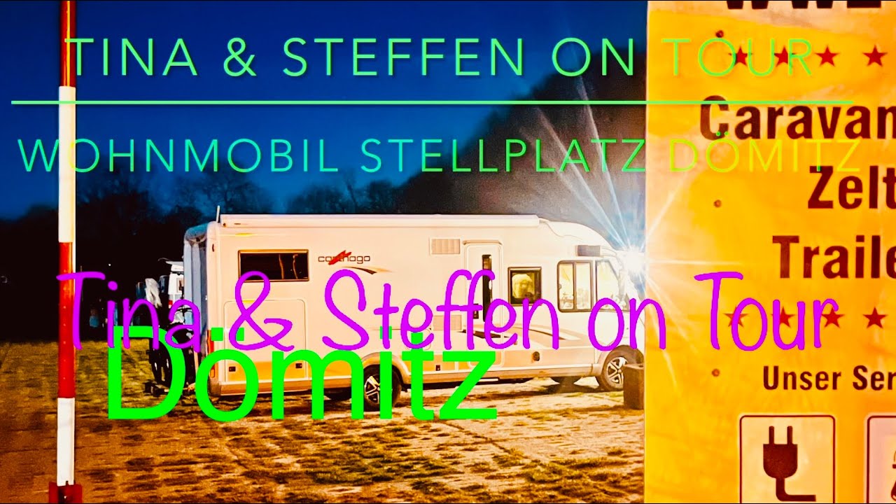 Wohnmobil Stellplatz D&ouml;mitz mit Einzelb&auml;der Sanit&auml;r/an der Schleuse/Mini Video#Tina & Steffen onTour