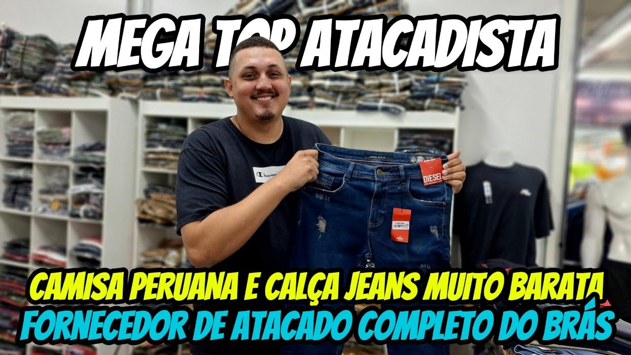 OPORTUNIDADE IMPERDÍVEL: ATACADO DE CAMISAS PERUANAS (PIMA) NO BRÁS! 🔥