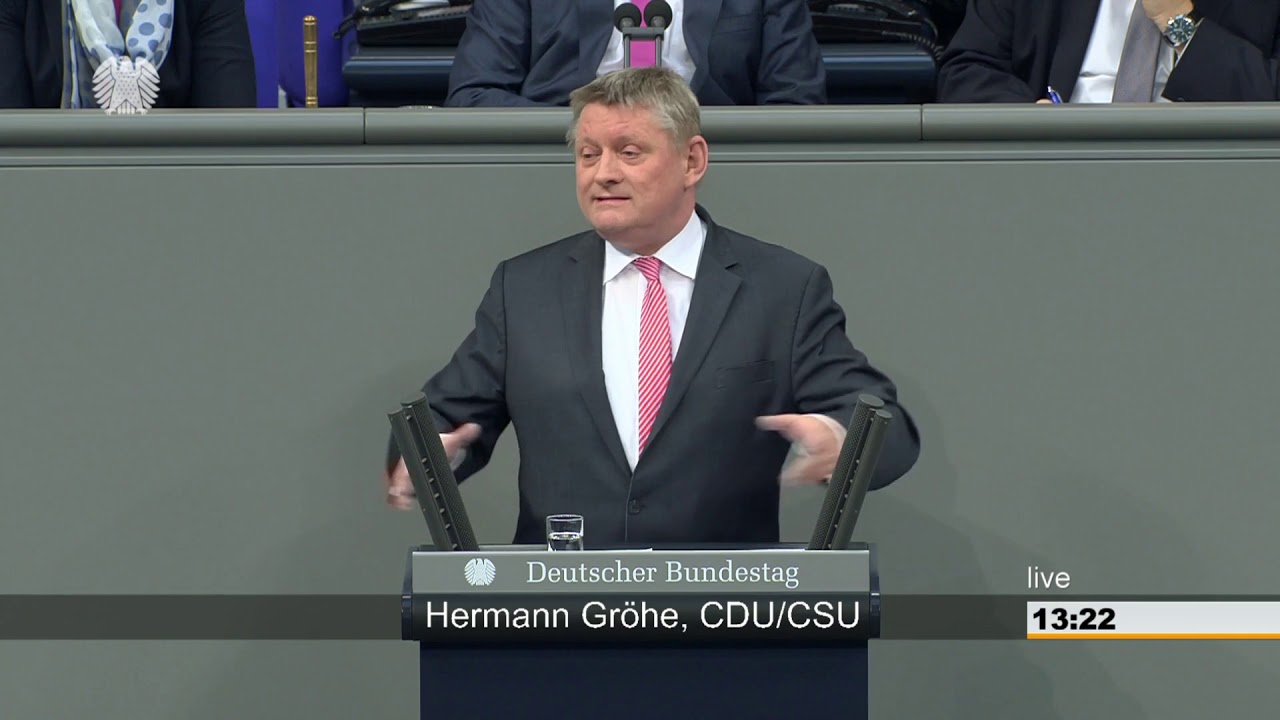 Hermann Gr&ouml;he (CDU/CSU) - Aussprache zu Arbeit und Soziales