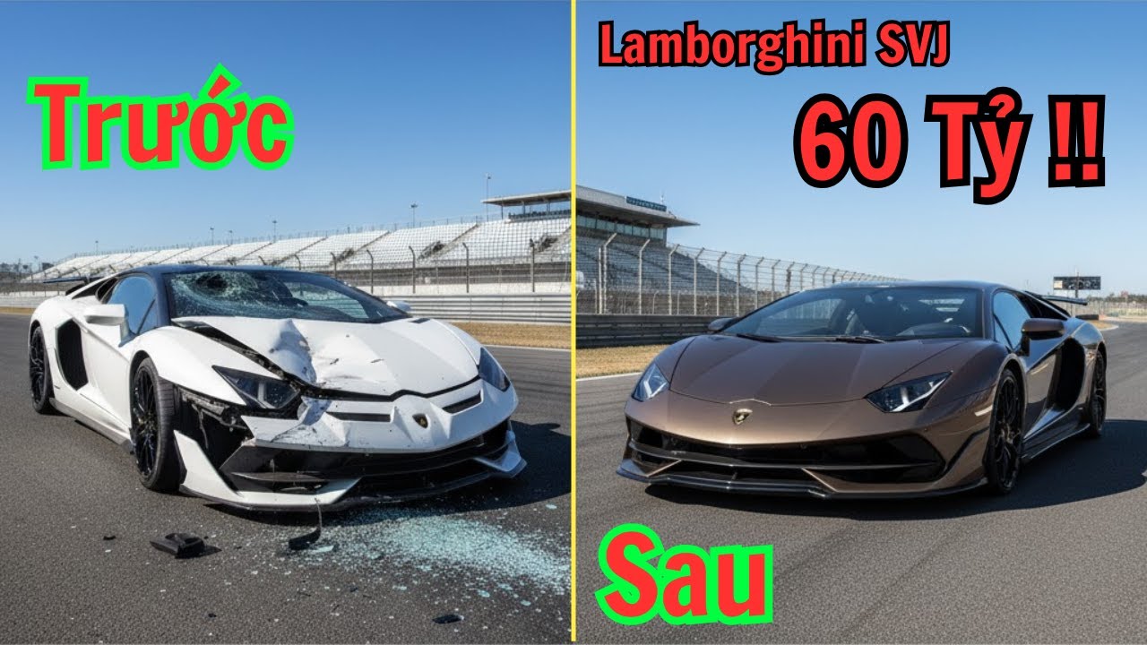 Phần 3 | Phục Hồi Siêu Xe Lamborghini SVJ Giá 60 Tỷ ! Sau Tai Nạn Nát Bét #review