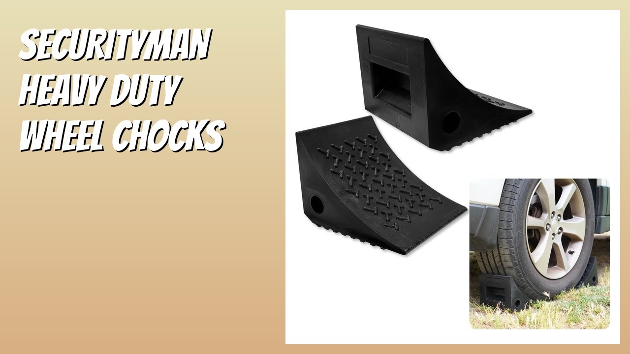 REVIEW (2026): SECURITYMAN Heavy Duty Wheel Chocks. Features