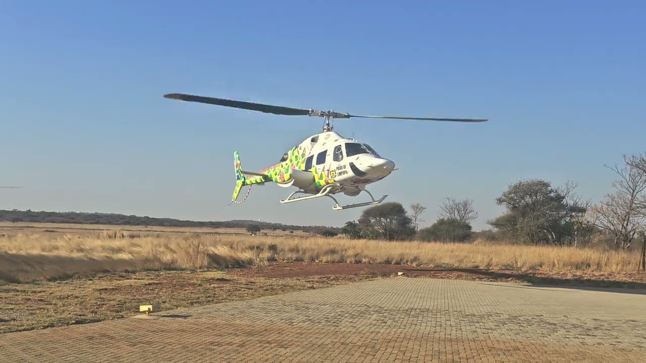 Bell 222 UT Limpopo Department of Health HEMS 